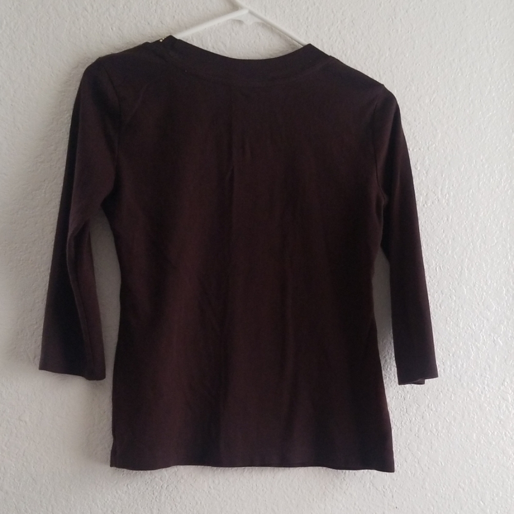 Style&co Brown shirt 🎣 - Picture 4 of 4